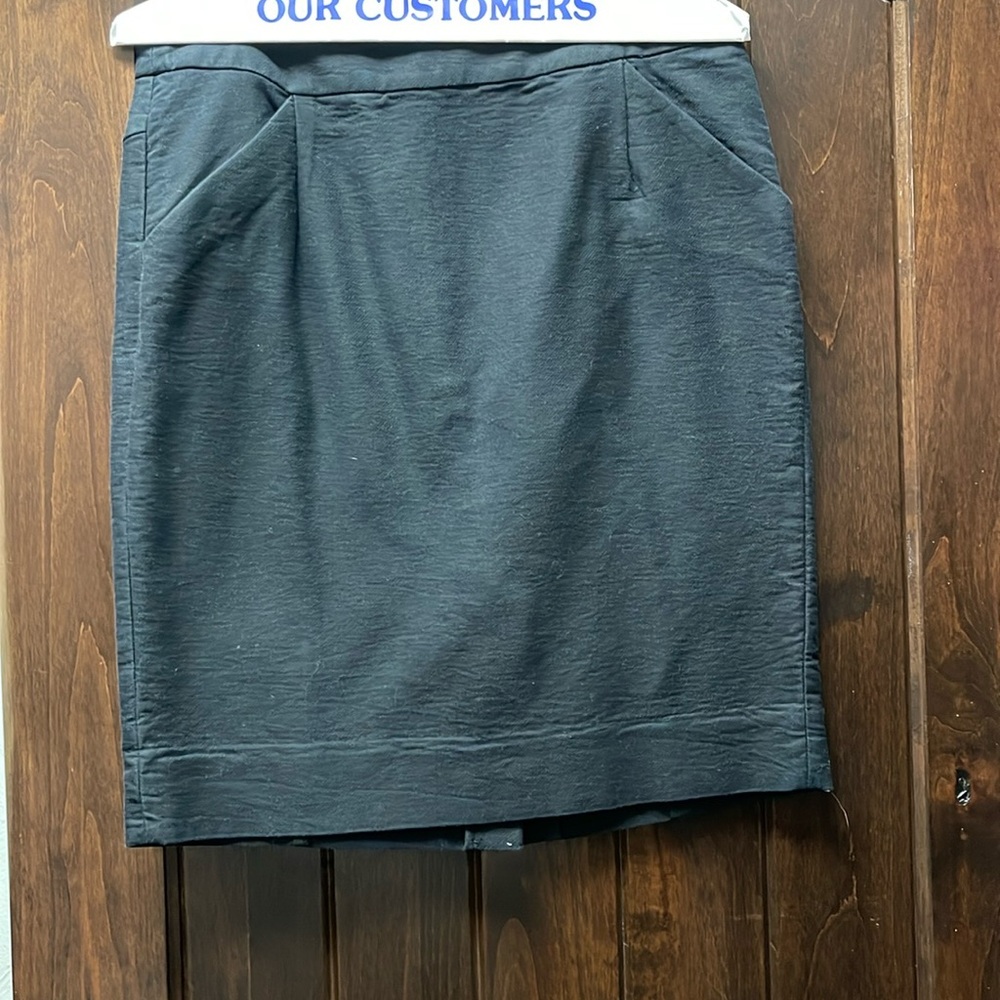 J crew black pencil skirt 6